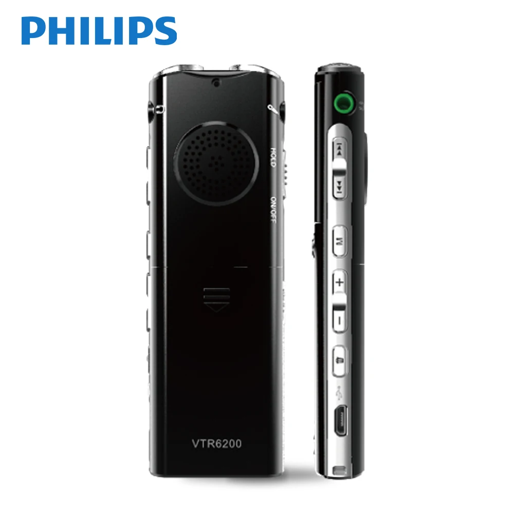Цифровой диктофон Philips с сухой батареей 40 м беспроводным микрофоном|Цифровые
