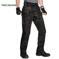free soldier outdoor sports tactical military camouflage pants man trousers with multi pocket for camping hiking