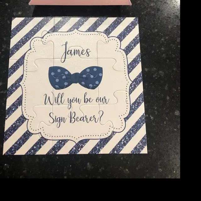 ring bearer Настройка будет ли вы мой цветок девушка подарок головоломка предложение кольцо на предъявителя головоломка Ask приглашения цветок девушка головоломки - Цвет: ring bearer