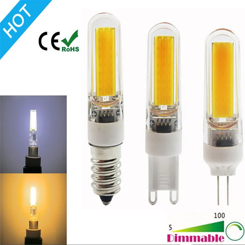 Новинка Bombillas G9 LED 2609 COB лампа люстра лампы с регулируемой яркостью Светодиодная E14