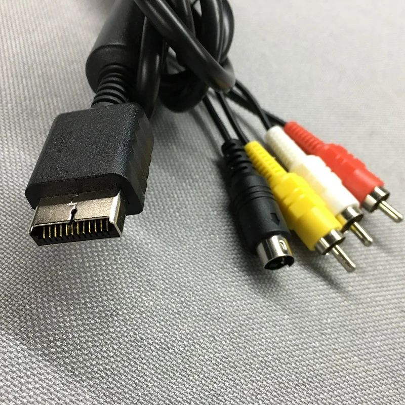 FZQWEG высокое качество 2в1 Аудио Видео провод S-video av-кабель для PS2 для PS3 для Playstation 2 3