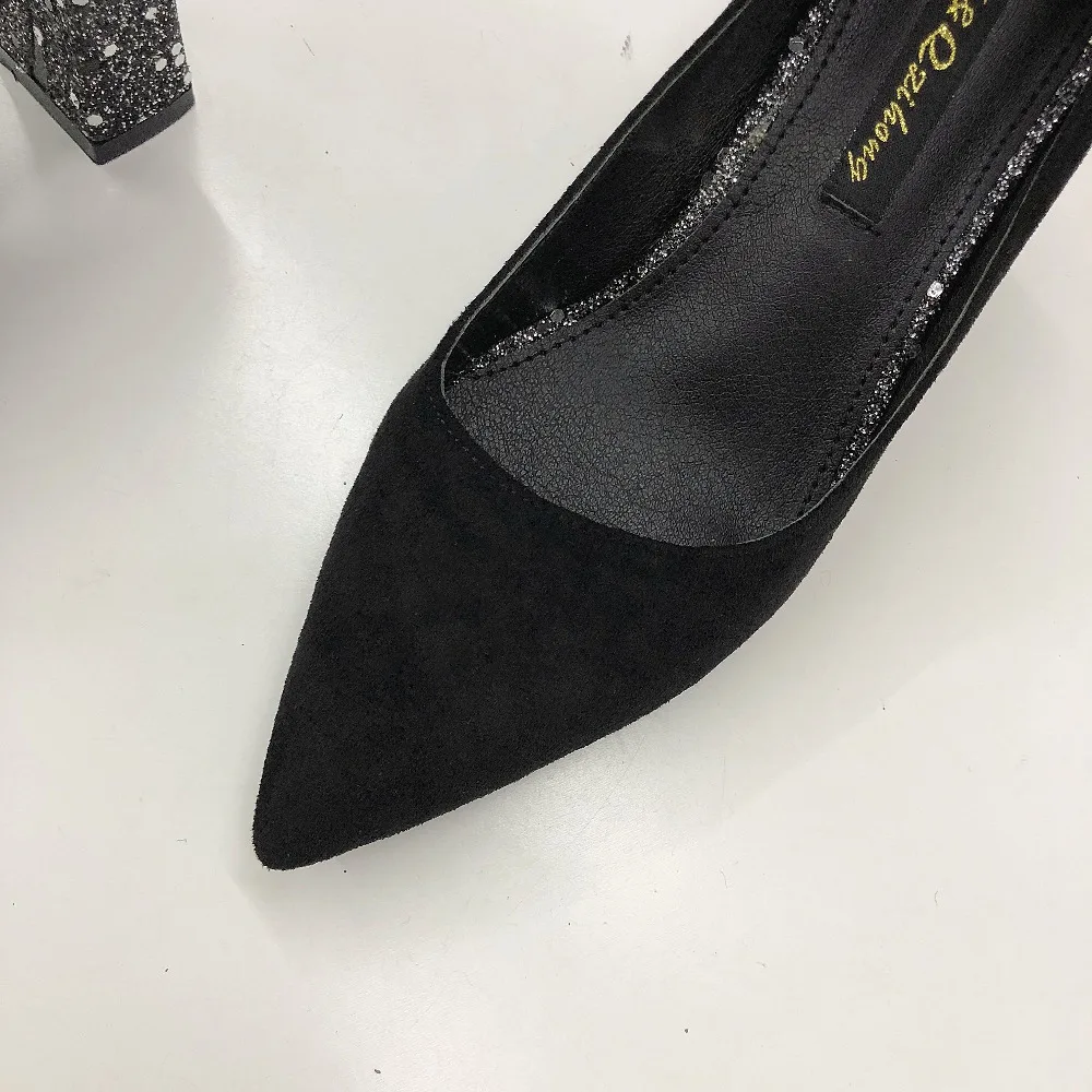 Women Pumps High Heels Shoes women casual Pointed Toe ladies Shallow Party Wedding Pumps women shoes Mujer plus size 35-40#238