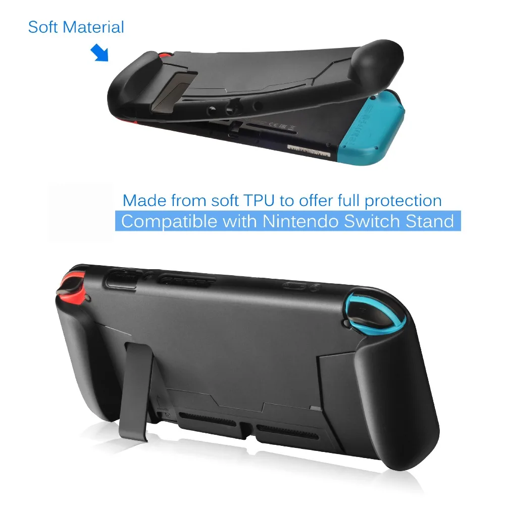 Защитные чехлы для Nintendo Switch Console TPU контроллера 4 игры амортизирующие |
