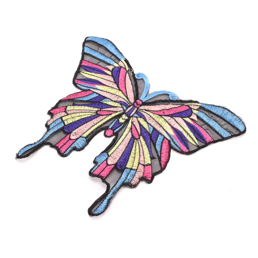 1 шт. красивая одежда патч бабочка вышивка тканевые наклейки Одежда Аксессуары