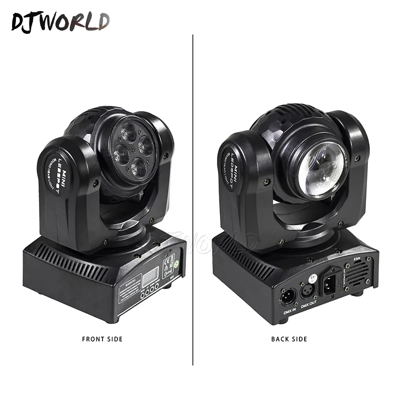 2 шт. DJWorld двухсторонний 4x10 Вт + 1x10 светодиодный подвижный головной светильник dmx