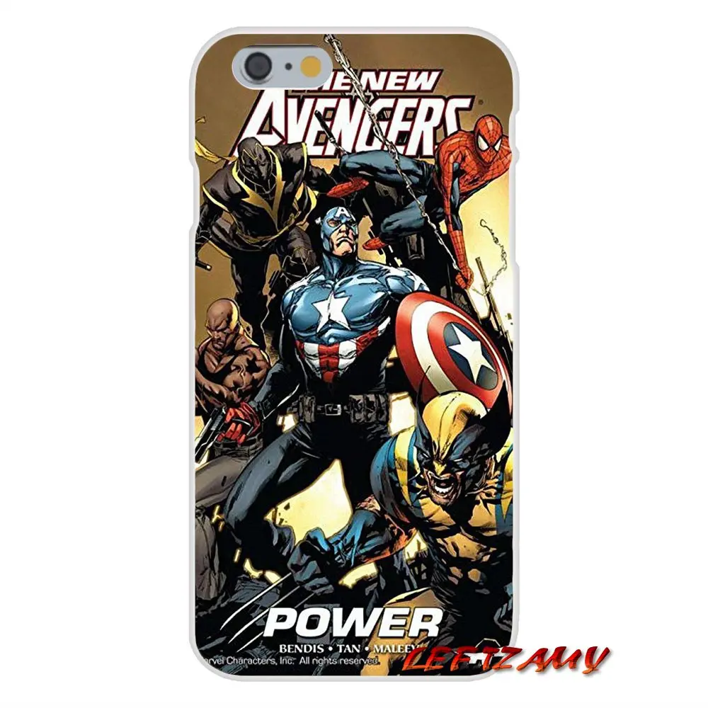 Комиксы Marvel all Superhero collage для Huawei P Smart Mate Y6 Pro P8 P9 P10 Nova P20 Lite Mini 2017 мягкие прозрачные