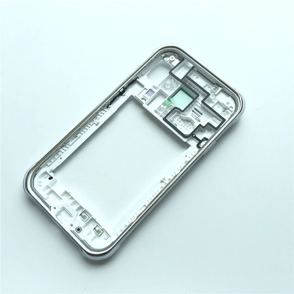 Новая средняя пластина рамка Корпус+ Боковая кнопка+ камера Стекло объектив для samsung Galaxy J1 Ace J110 J110F J110H белый/черный