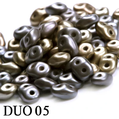 DUO05 Perles стеклянные бусины с двойным отверстием японское ювелирное изделие Boncuk качество DIY Ручная работа очаровательные круглые коралловые бусины для изготовления ювелирных изделий - Цвет: DUO05