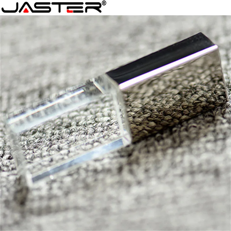 JASTER Пользовательский логотип usb 2,0 дизайн уникальный кристалл usb флэш-памяти