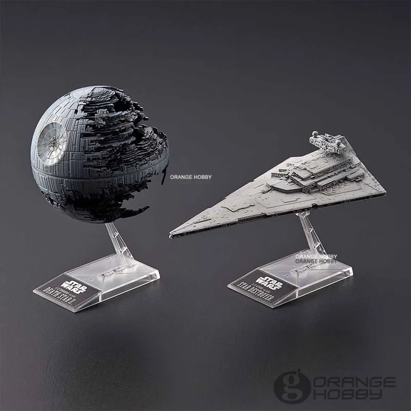 OHS Bandai Звездные войны модель автомобиля Звезда смерти II и звездный Разрушитель сборка пластиковые модели наборы