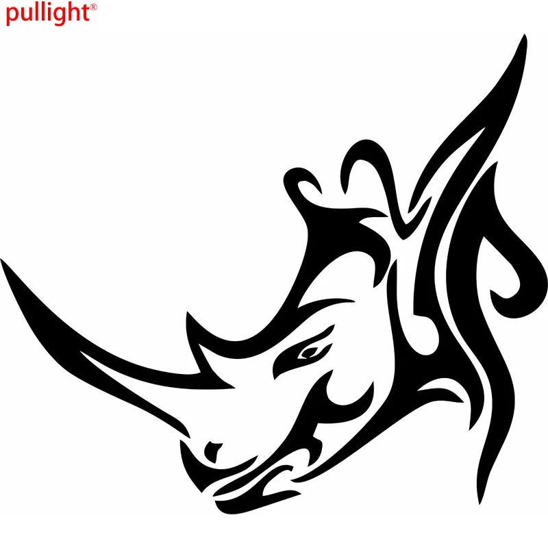 

Rhinoceros Rhino Head Fire Auto Car Bumper Window Vinyl Decal Sticker Decals