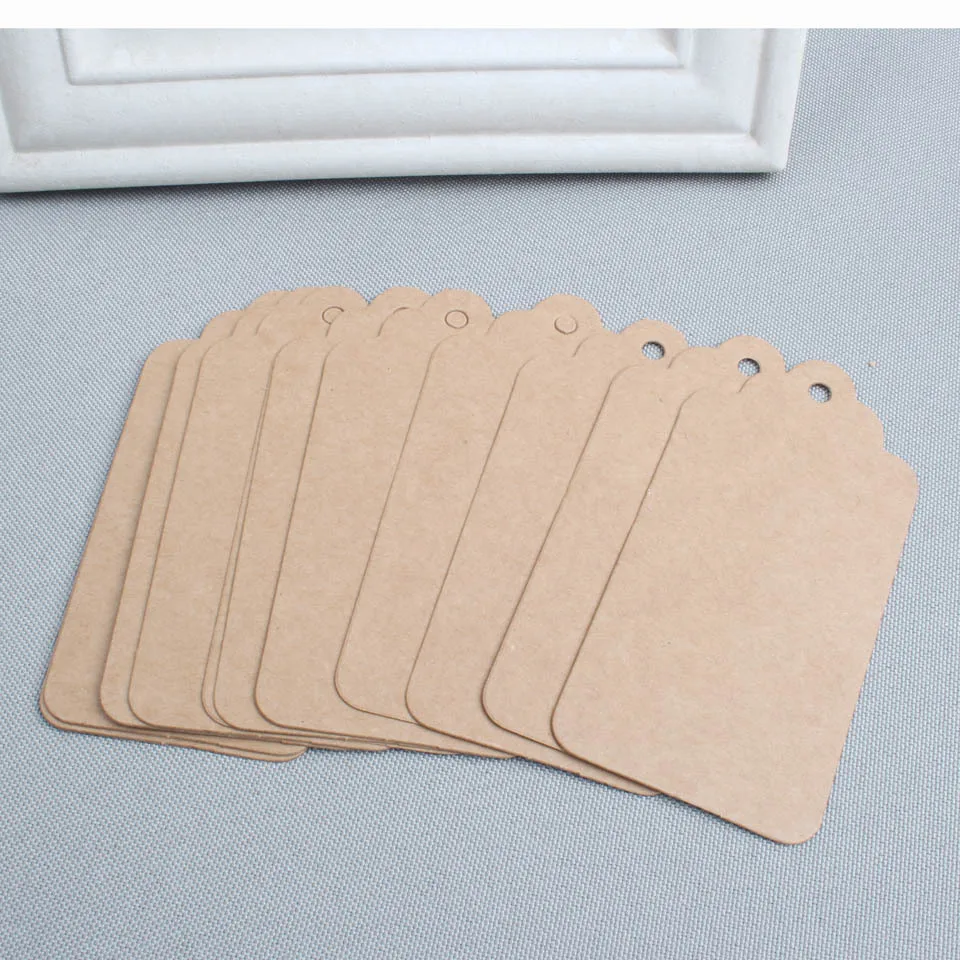 В наличии пустые искусственные картонные наклейки для рукоделия коричневые