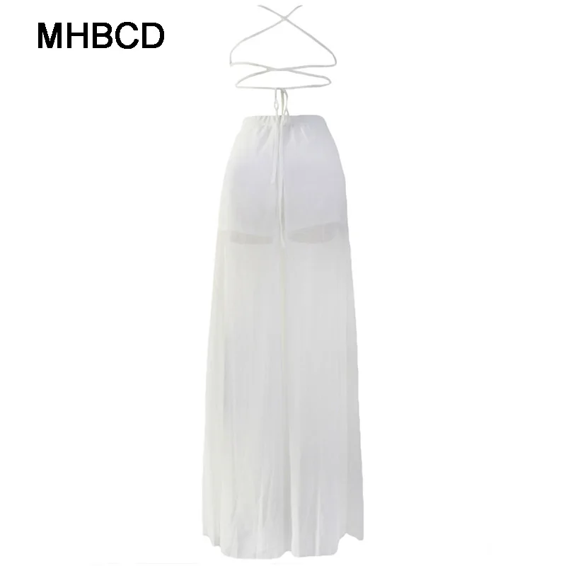 MHBCD Лето Холтер Бинты Комбинезоны Комбинезон Женщин Сексуальный Клуб