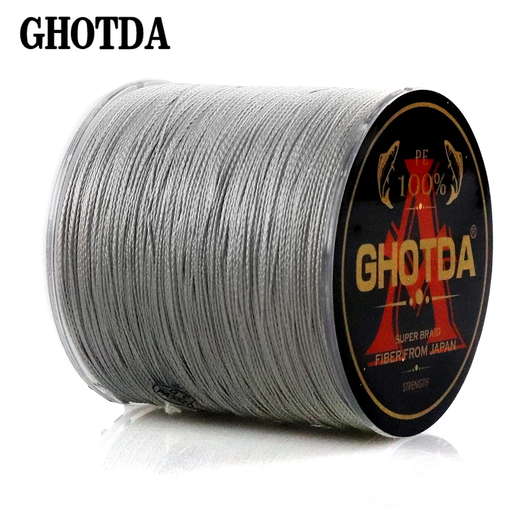 GHOTDA 300 м японская многонитевая ПЭ 100% полиэтиленовая плетеная рыболовная леска 10 12