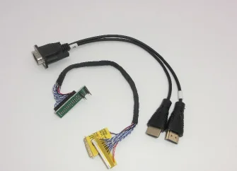 Светодиодный ЖК экран VGA HDMI чип кода EDID линия чтения данных 2 в 1 кабель для онлайн