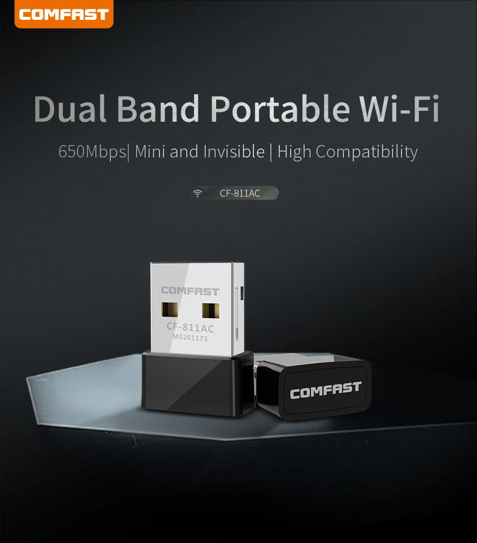 USB беспроводной Wi-Fi адаптер 650 Мбит/с RTL8811 | Компьютеры и офис