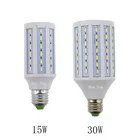Лампада 15 Вт 30 Вт E27 B22 E14 AC 220 В 110 В Светодиодная лампа кукурузный свет Прожектор холодный белыйТеплый Белый LED освещение Бесплатная доставка