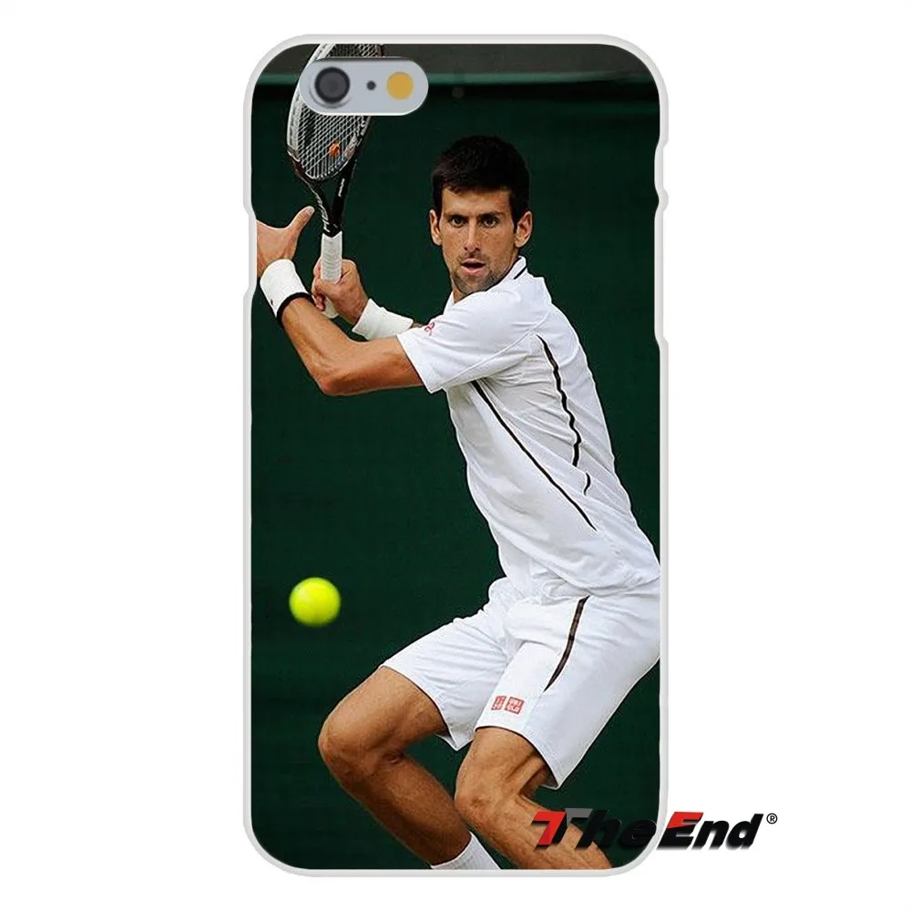 Novak Djokovic signed ATP star For iPhone X 4 4S 5 5S 5C SE 6 6S 7 8 Plus Galaxy Grand Core Prime Alpha Soft Silicone Case | Мобильные