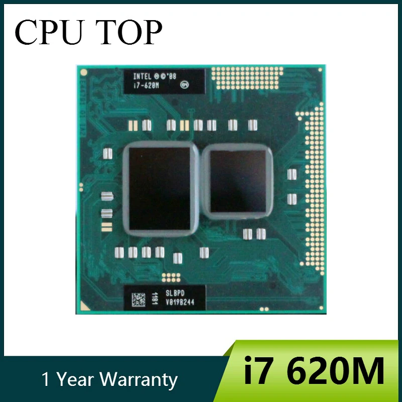 Процессор Intel Core i7 620M 2 66 ГГц 4 м Разъем G1 процессор для ноутбука|socket g1|processore cpuintel core