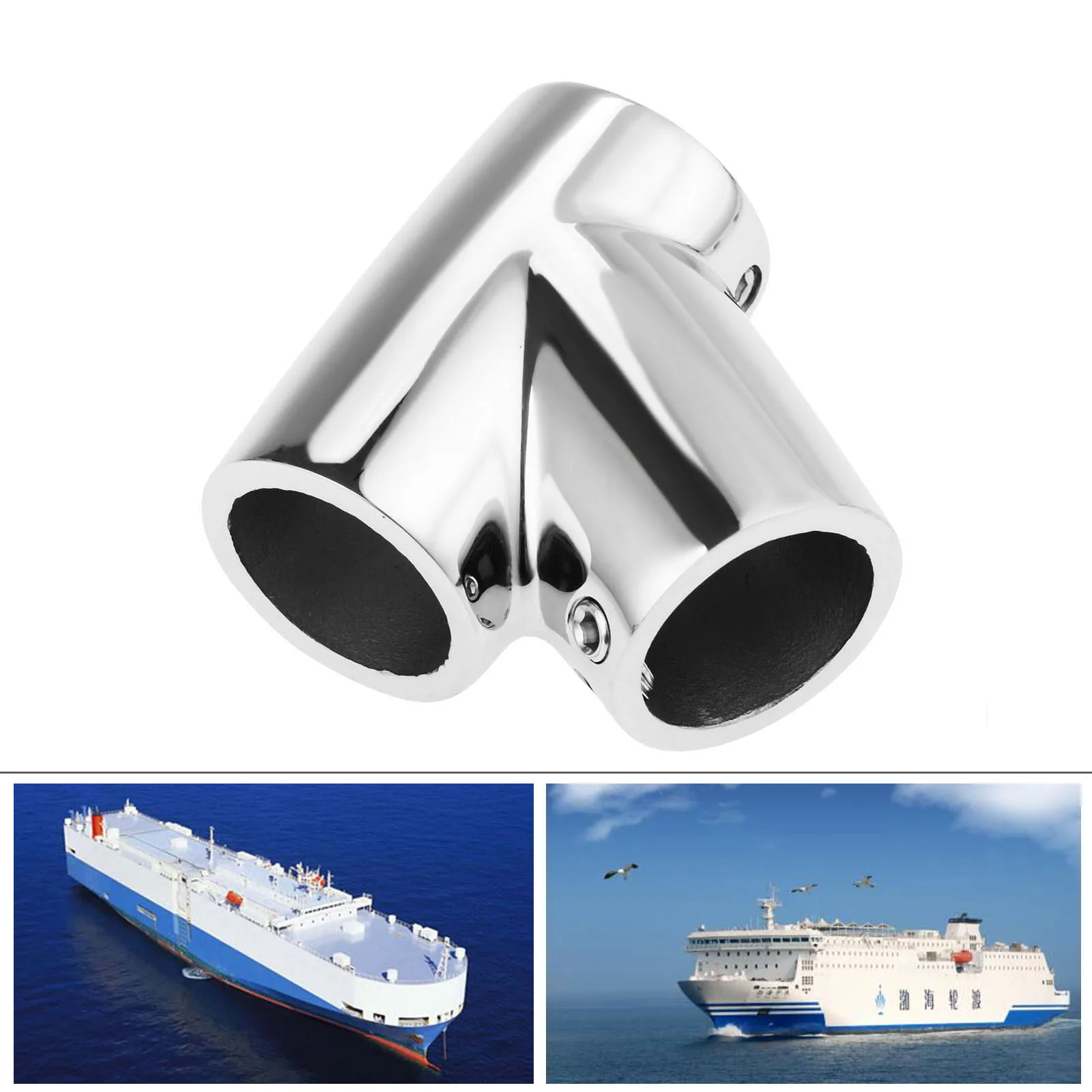 Gohantee 1 шт. морской Класс Нержавеющая сталь лодка поручень 60 градусов тройник