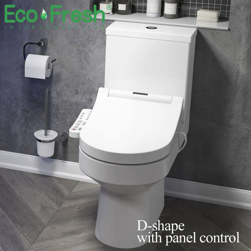 Ecofresh умное сиденье для унитаза электрическое с подогревом светодиодный