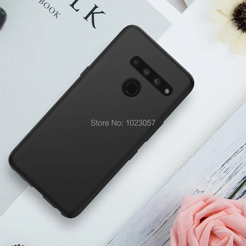 Мягкий чехол для LG V50 Q60 Роскошный из ТПУ и силикона чехлы K50 задняя крышка