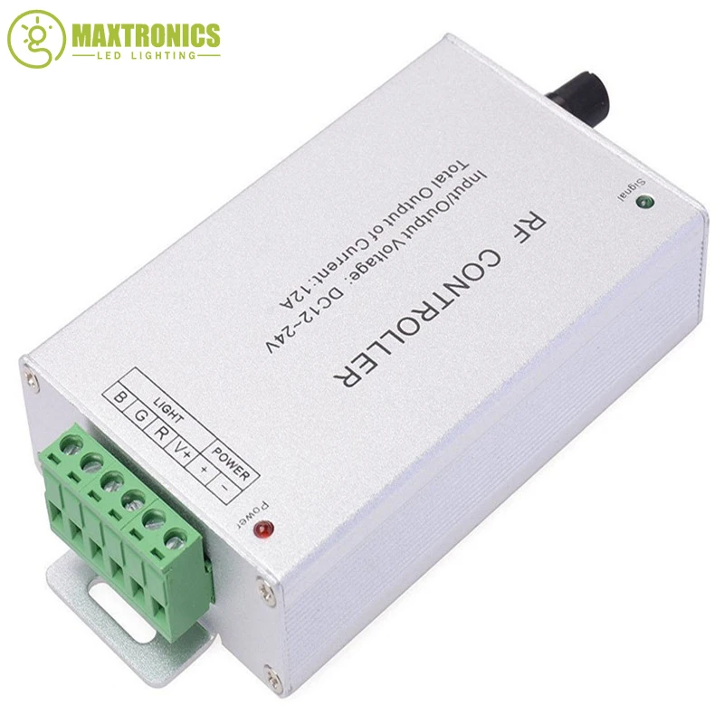 Регулируемый светодиодный музыкальный контроллер RGB 18 клавиш радиочастотный