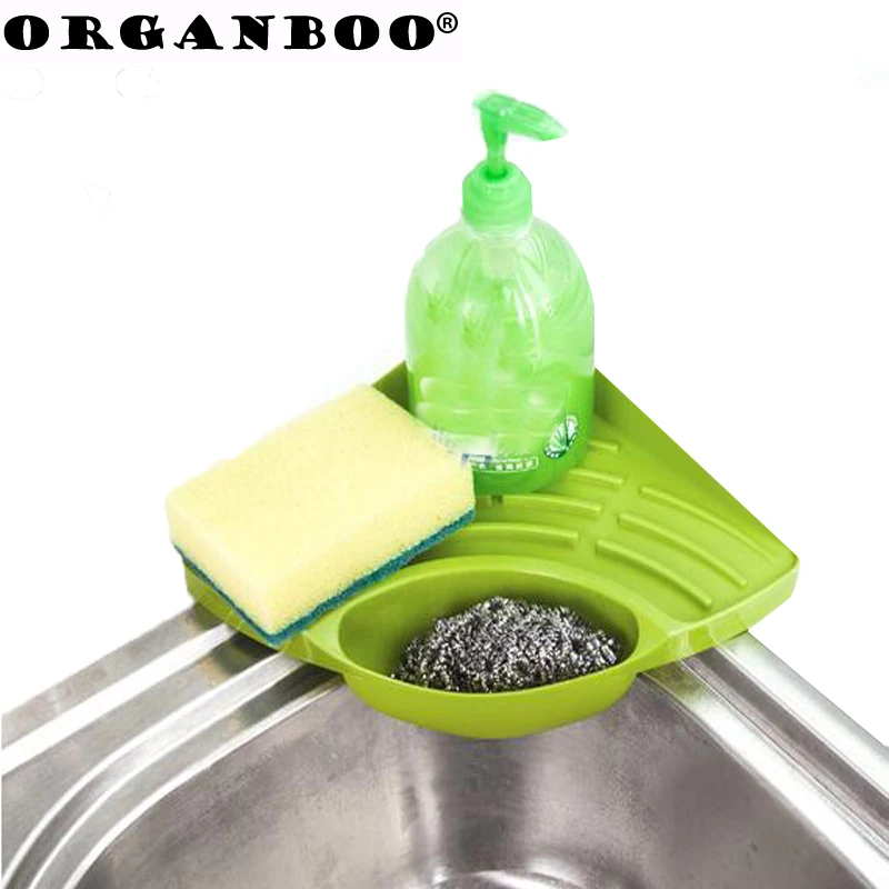 1 шт. кухонная треугольная полка для раковины из губки|sponge holder|sponge sinkstorage rack |