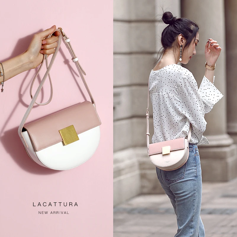 Женская сумка на плечо LACATTURA маленькая мессенджер с клапаном 2019|Сумки ручками| |