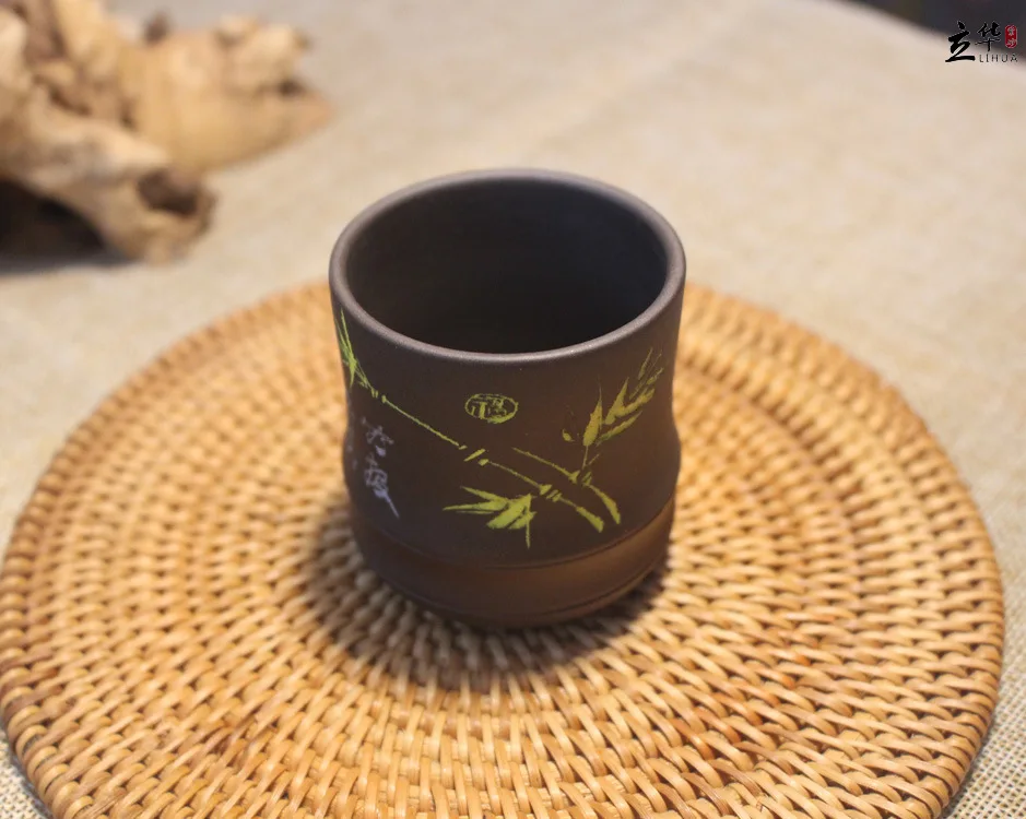 Оригинальные чайные чашки Yixing из сырой руды с фиолетовым песком индивидуальные