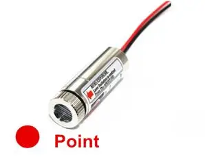 10pcs Point 10 шт. 650nm 5 МВт красная точка/линия/Крест лазерный модуль головка стекло объектив Фокусируемый промышленный класс - Цвет: 10pcs Point