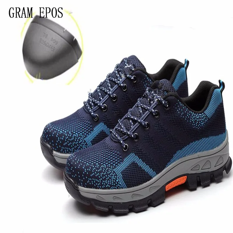 Мужские ботинки оксфорды с защитой от прокалывания Рабочая защитная обувь