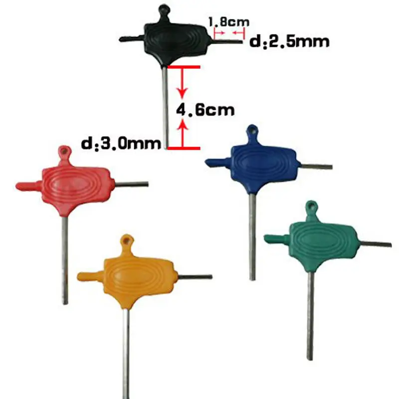 Шестигранный ключ для тату шестигранный 2 шт. набор пулемета 5 цветов|tattoo tool|tattoo