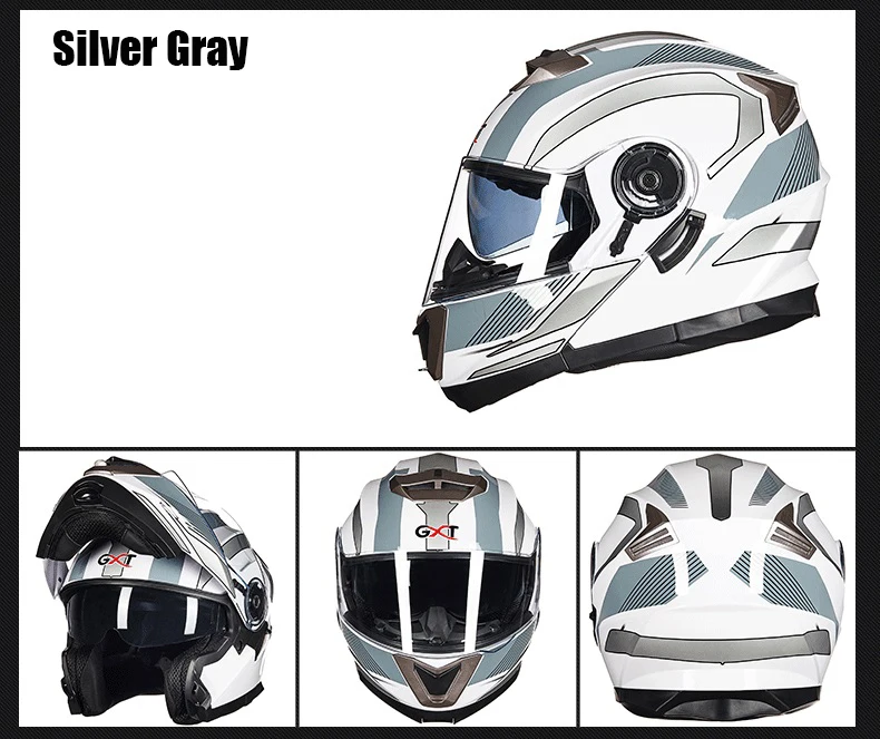 GXT 160 флип-ап мотоциклетный шлем двойная линза анфас шлем Casco Racing Capacete