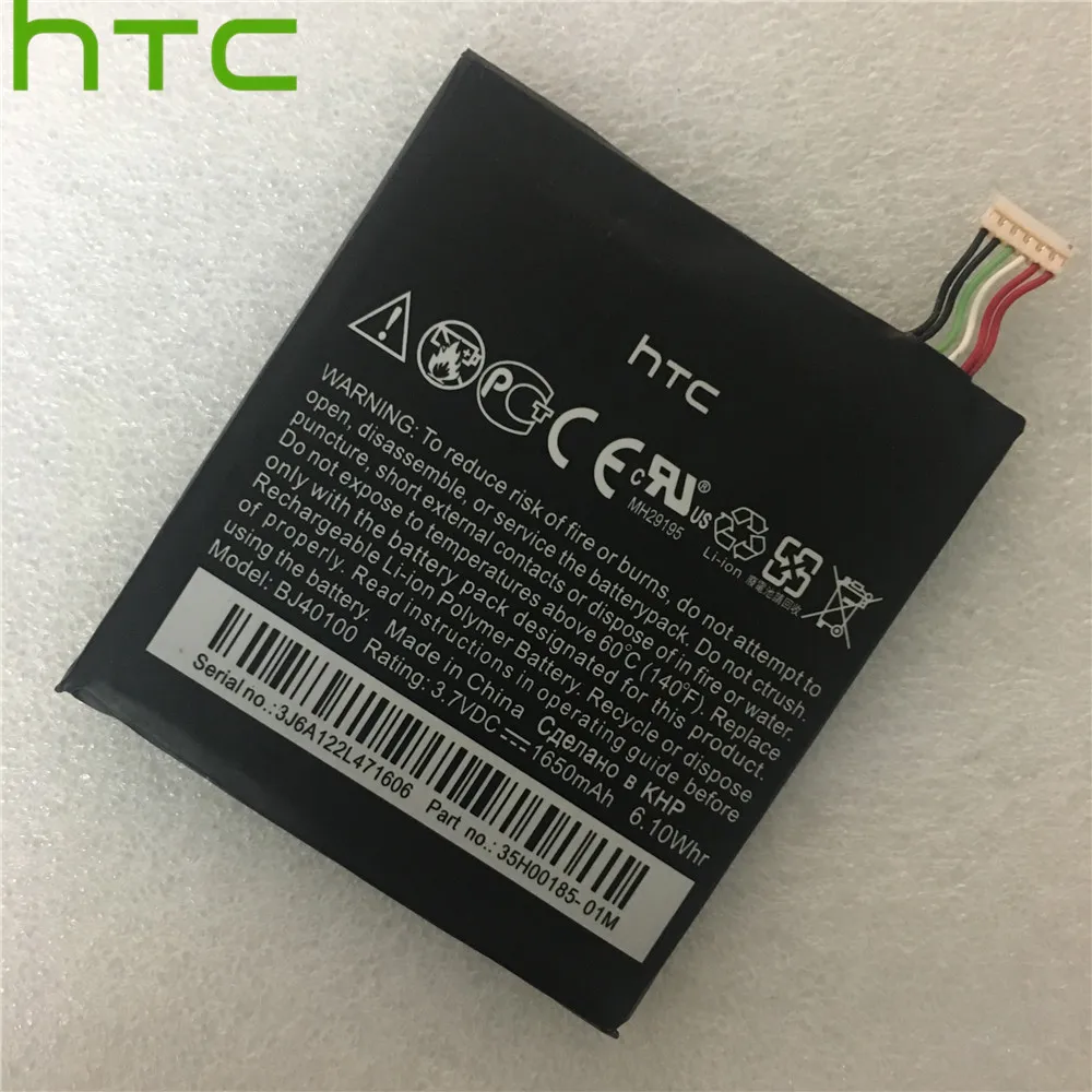 HTC оригинальная запасная емкость Телефона батарея для One S Ville G25 ONES Z520E Z560E BJ40100 1650mAh