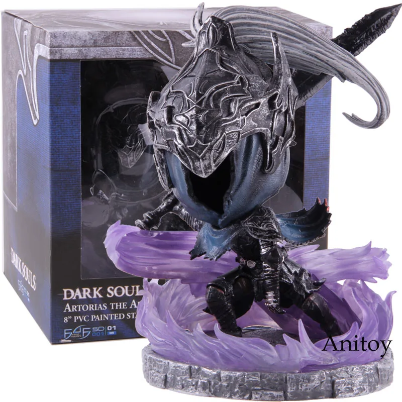 with retail box Экшн-фигурка Dark Souls Artorias The Abysswalker SD " ПВХ окрашенная Статуя Фигурка Коллекционная модель игрушки - Цвет: with retail box