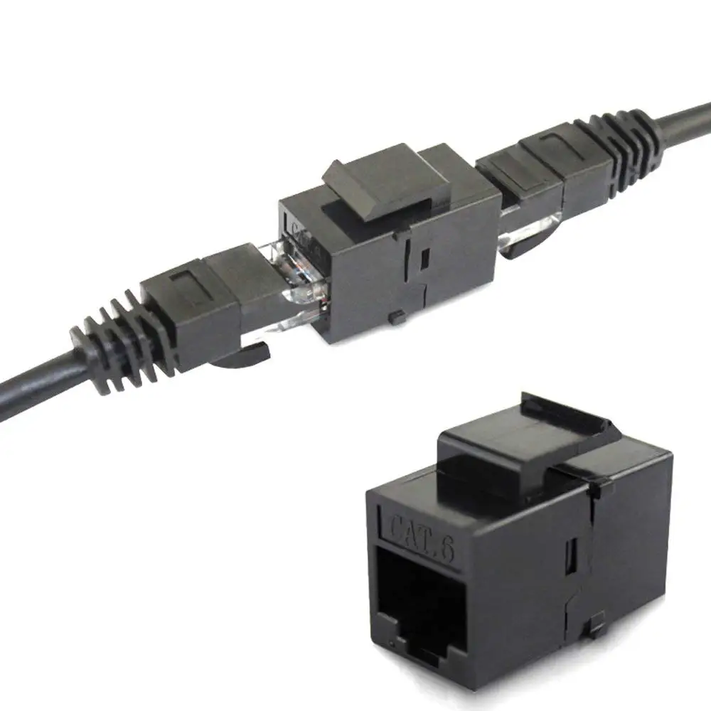 5 шт. фоторазъем CAT6 соединитель RJ45 UTP вставка-защелкивающийся разъем переходник