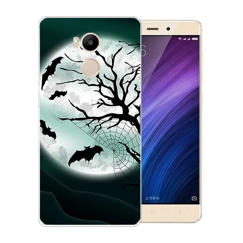 For Xiaomi Redmi 4 Prime TPU Soft Mobile Phone Case Silicone Back Cover for Pro Space Moon Pattern Anti Knock Slim Shell |