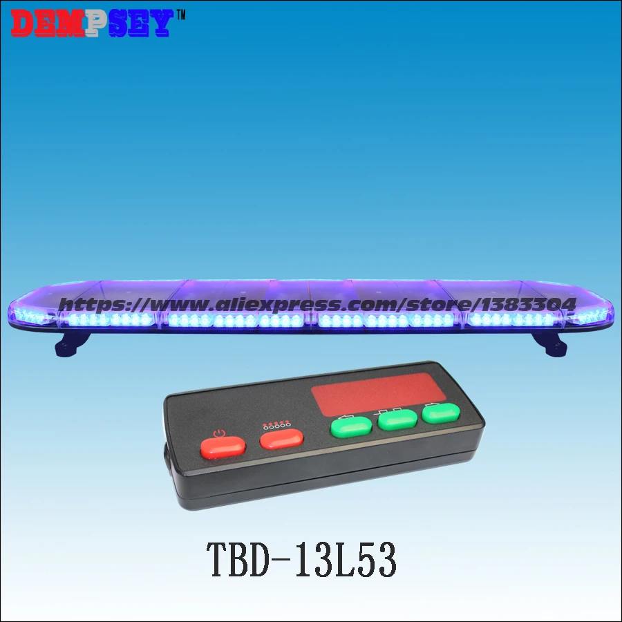 TBD-13L55 High quality super bright 1.5M blue&red LED lightbar, emergency/police lightbar,DC12V/24V Car Roof Flash Strobe light
