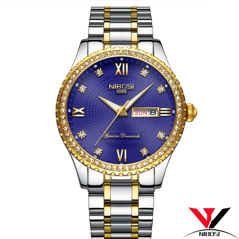 Montre Homme Marque De Luxe 2018 NIBOSI горячая распродажа мужские Роскошные Водонепроницаемые