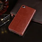Высококачественный чехол-книжка из искусственной кожи с отделением для карт для телефона Meizu U10