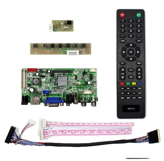 Latumab HDMI + VGA 2AV USB Аудио ЖК-контроллер плата для 14 дюймов/15 6 дюйма/17 3 дюйма 1600x900