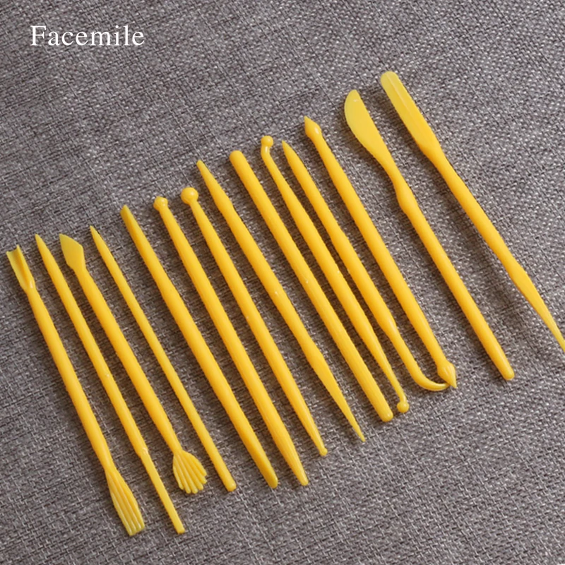 14 предметов/набор моделирования цветов из фонданта для украшения подарков Крафт Клеевые инструменты для печенья и печенек Выгравированный ручкой 02036.