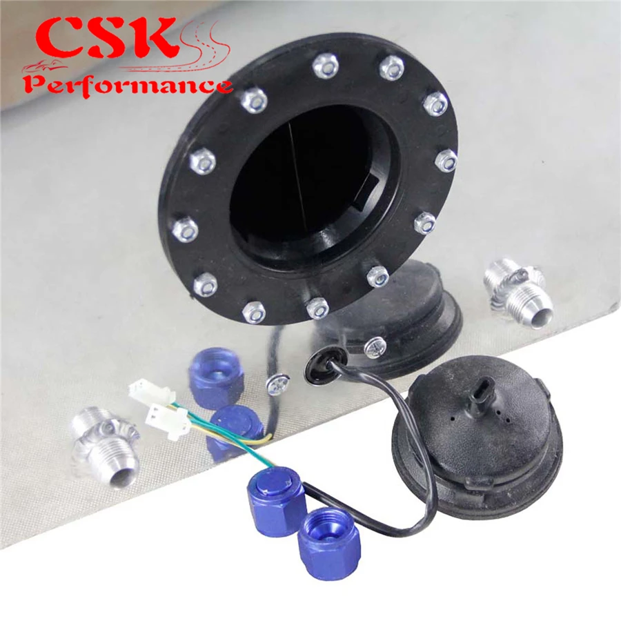 Сплав гоночный автомобиль топливный элемент бак 10 галлонов w/Отправитель