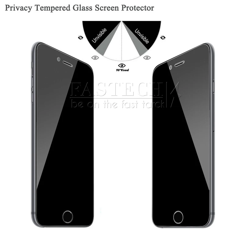 200 шт./лот 0,3 мм конфиденциальности пленка закаленное Стекло для iphone 6 6s 7 плюс 5 5S Экран протектор Анти-разбиться противоударный для iphone X 8