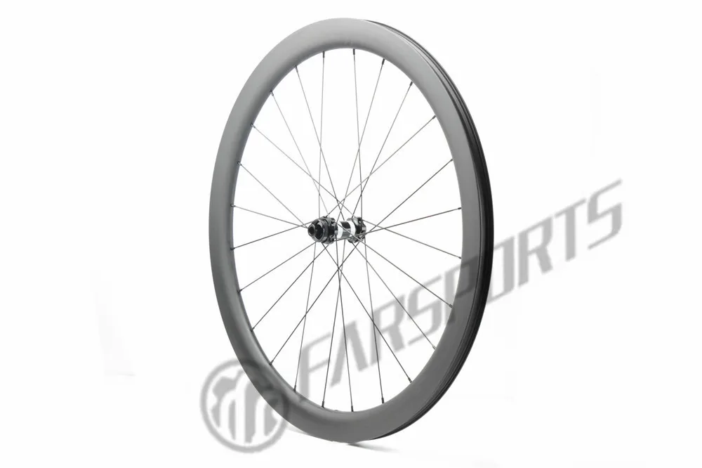 FSC35/40CM-26T-DSL Farsports гравий циклокросс Смещение колеса 26W* 35/40D карбоновые диски дисковый тормоз дорожные бескамерные колеса готовы
