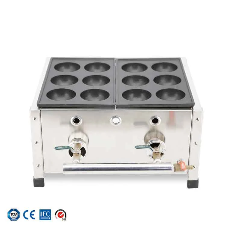 Снэк-машины сжигание сжиженной газовой бомбой пузырьковая вафельная машина 8 см