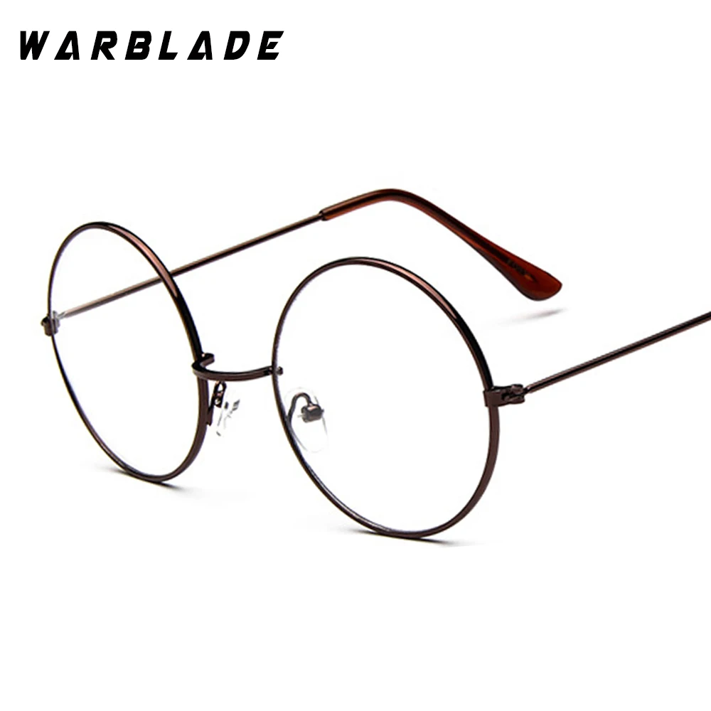 Модная круглая оправа для очков Lunette мужские винтажные металлические очки с