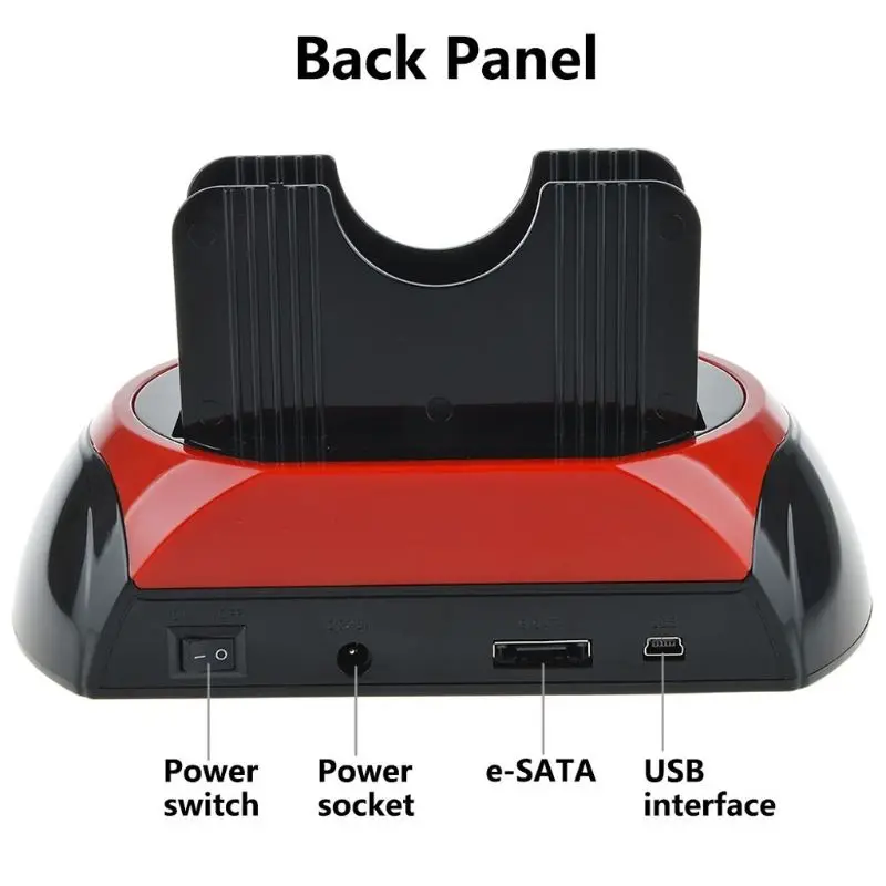 IDE SATA Dual All In 1 HDD Dock Docking Station Hard Disk Drive Hdd 2.5 3.5 Reader Usb 2.0 US External Box Enclosure Case | Компьютеры и