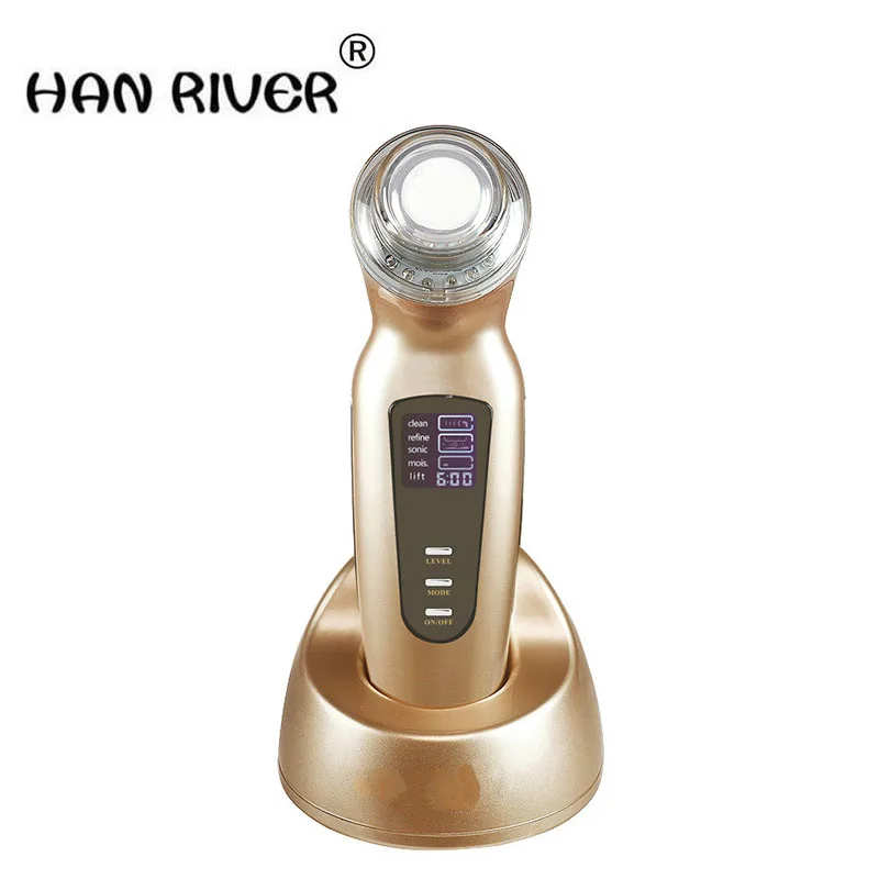

CM - 2 a electric beauty skin care portable ultrasonic cleaning machine elevator SPA health anti-aging whitening face b